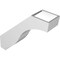 Ekena Millwork 5-in. W x 18-in. D x 18-in. H Baker Architectural Grade PVC Knee Brace BRCP05X18X18BKR - alternate 3
